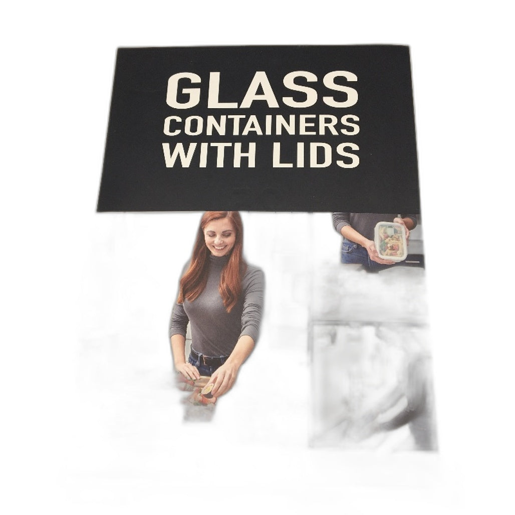 GOOD FOR YOU 5 Pack Glass Airtight Meal Prep Food Containers Lunchbox With Lids