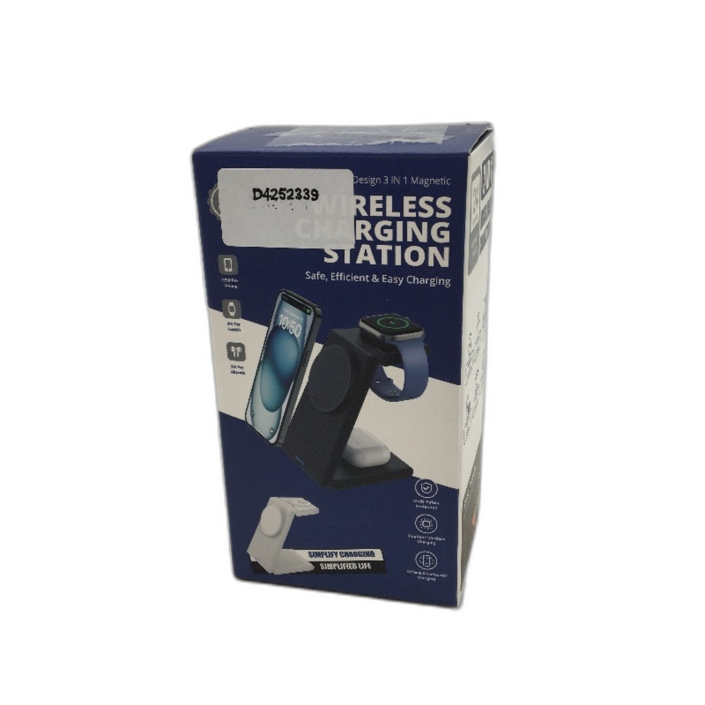 Magnetic Wireless 3 In 1 Foldable Charging Station MagSafe Charger For Apple NEW