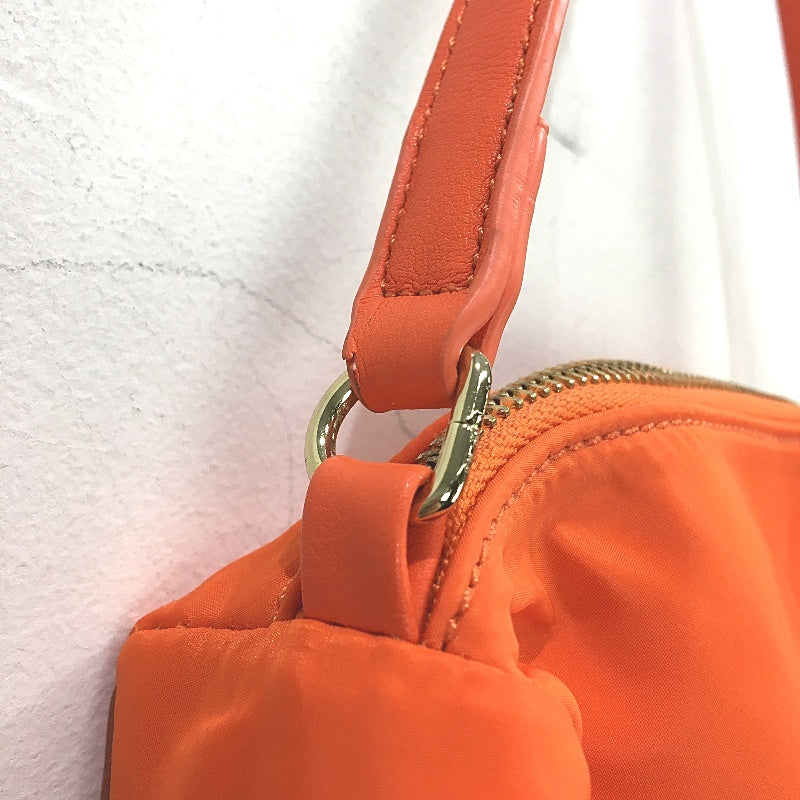 Peta And Jain Delta Orange Mini Small Hand Bag With Gold Accents 18cm NEW