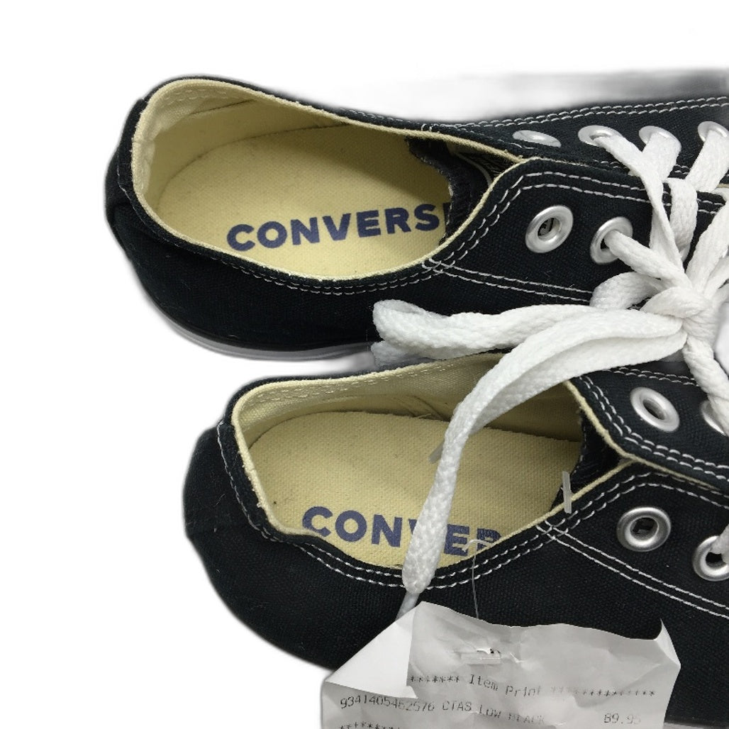 Converse All Star Chuck Taylor Black Low Basketball Sneakers Unisex Size M6 L8
