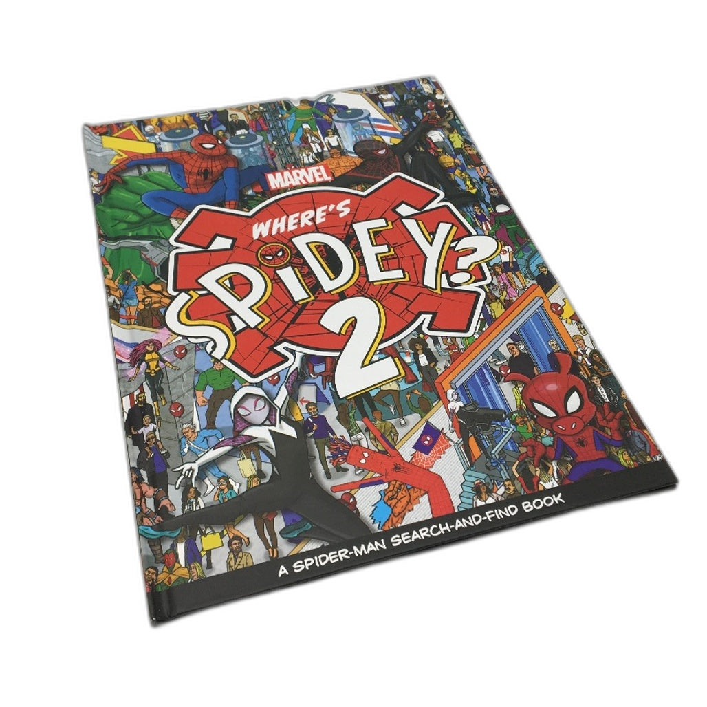 Marvel Spiderman Long Sleeve PJ Set, Search Book & Paint Set Kids Size 5 NEW