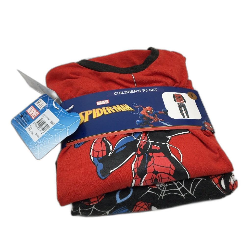 Marvel Spiderman Long Sleeve PJ Set, Search Book & Paint Set Kids Size 5 NEW