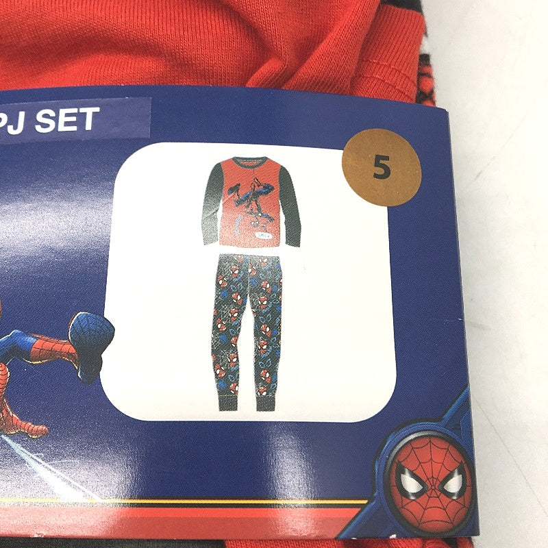 Marvel Spiderman Long Sleeve PJ Set, Search Book & Paint Set Kids Size 5 NEW