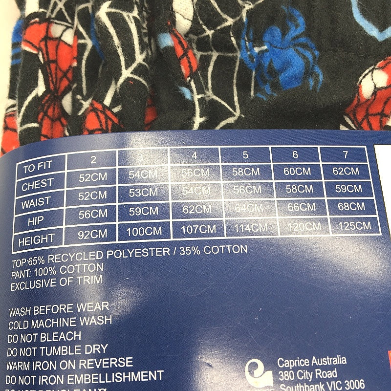 Marvel Spiderman Long Sleeve PJ Set, Search Book & Paint Set Kids Size 5 NEW