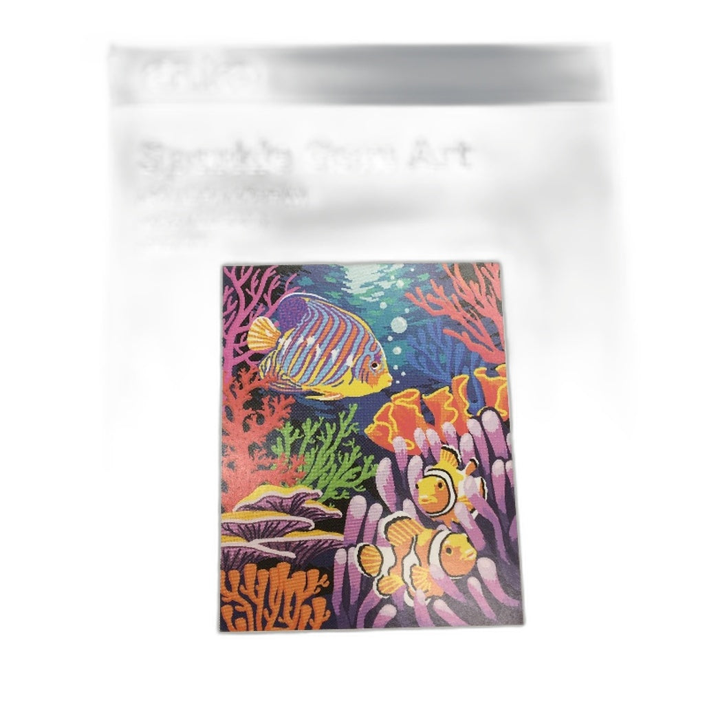 Arts & Craft Spirit Of The Dragonfly & Ocean Themed DIY Gem Art 2 Pack NEW
