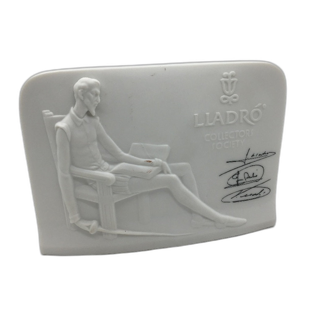 VINTAGE 1985 Signed Spain Hand Made Lladro Collector's Society Plaque