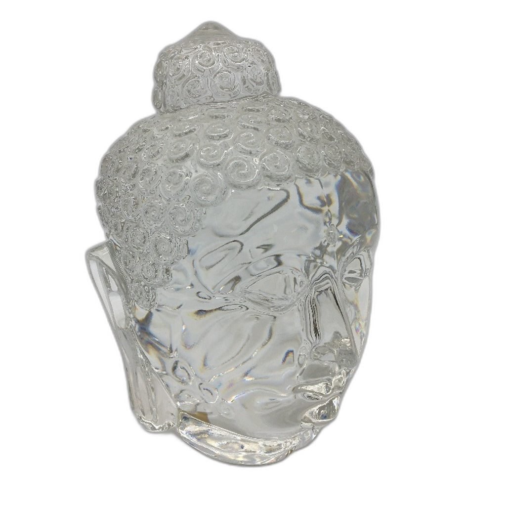 VINTAGE Nachtmann Karma Buddha Sculpture German Crystal Head