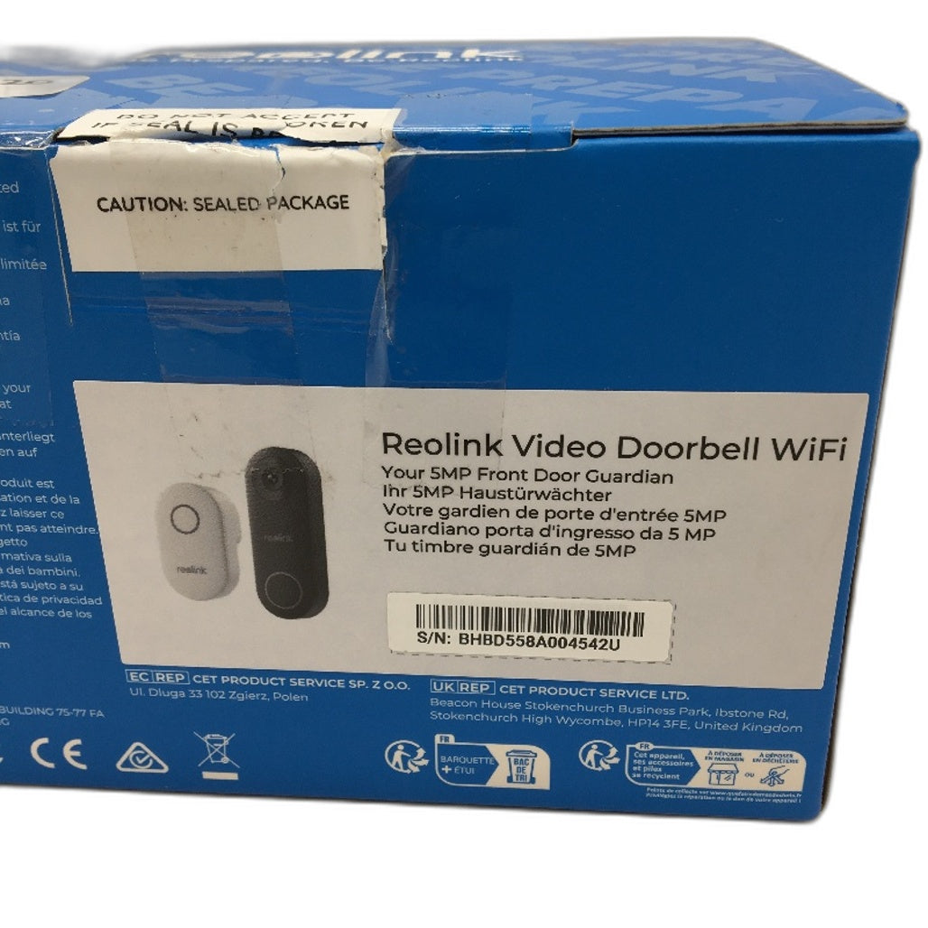 REOLINK Smart Detection Security Cam Video 5G WiFi Camera Surveillance Doorbell