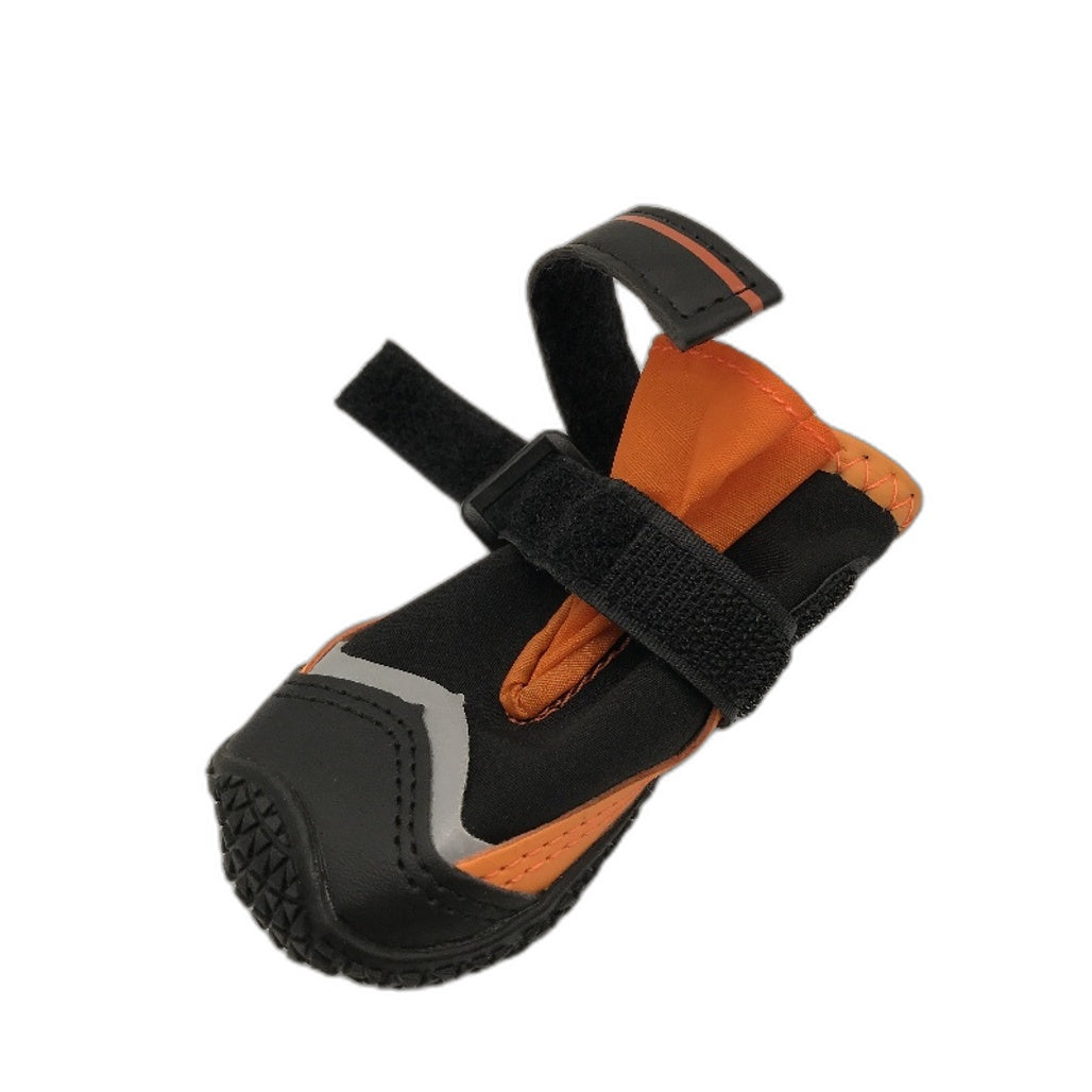 SlowTon Waterproof Adjustable Non-Slip Dog Boots With Reflective Strip Size 2