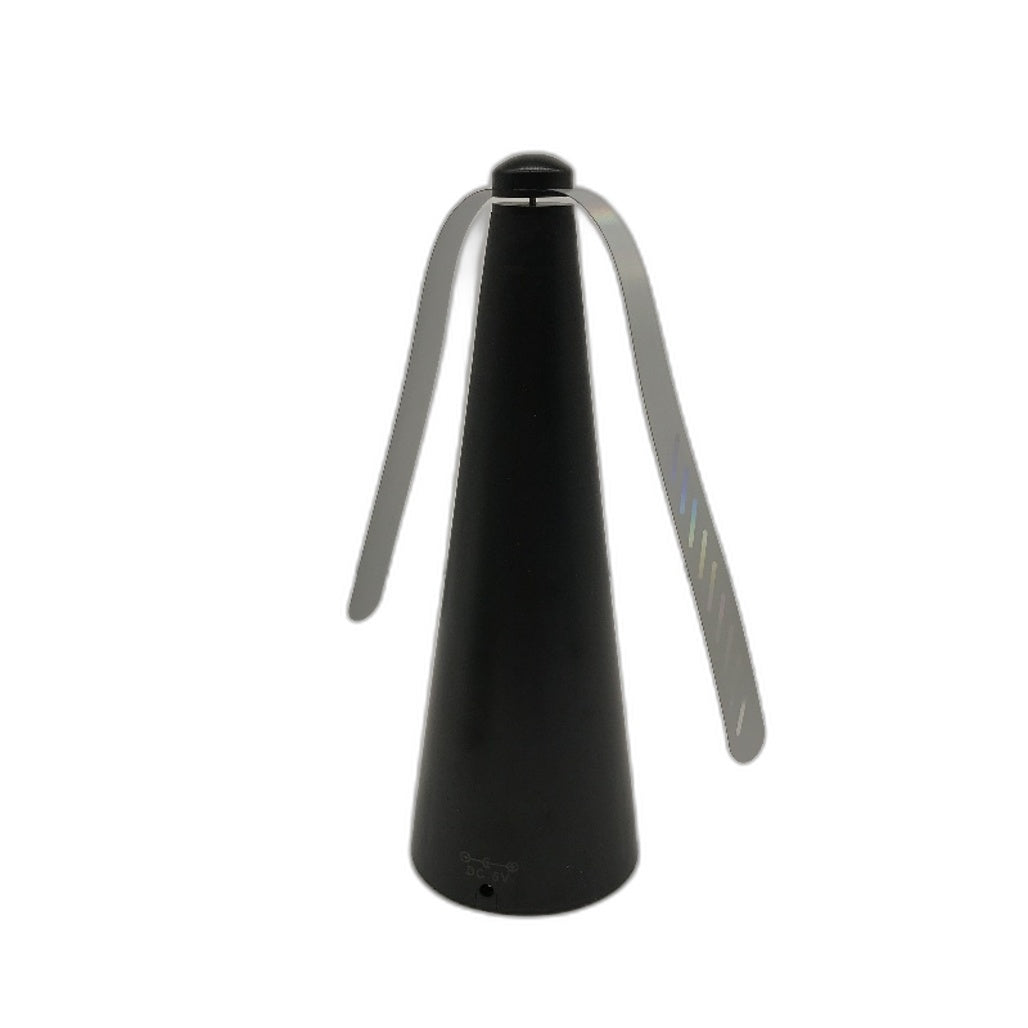 Fly Away Outdoor Light USB Or Battery Quiet Reflective Fly Pests Repellent Fan