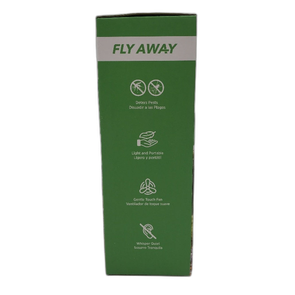 Fly Away Outdoor Light USB Or Battery Quiet Reflective Fly Pests Repellent Fan