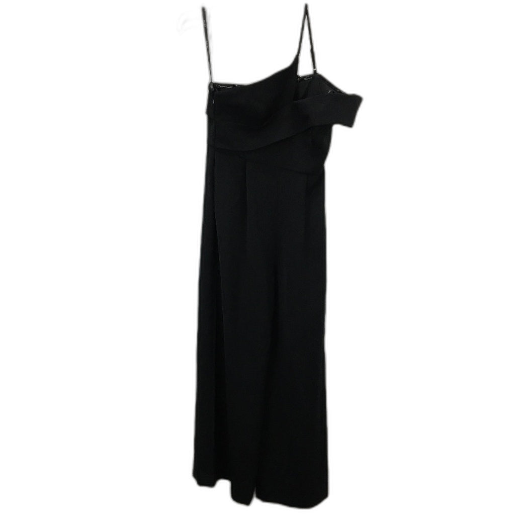 Forever New Black Off-Shoulder Plain Smooth Jumpsuit Ladies Size AU 10 NEW