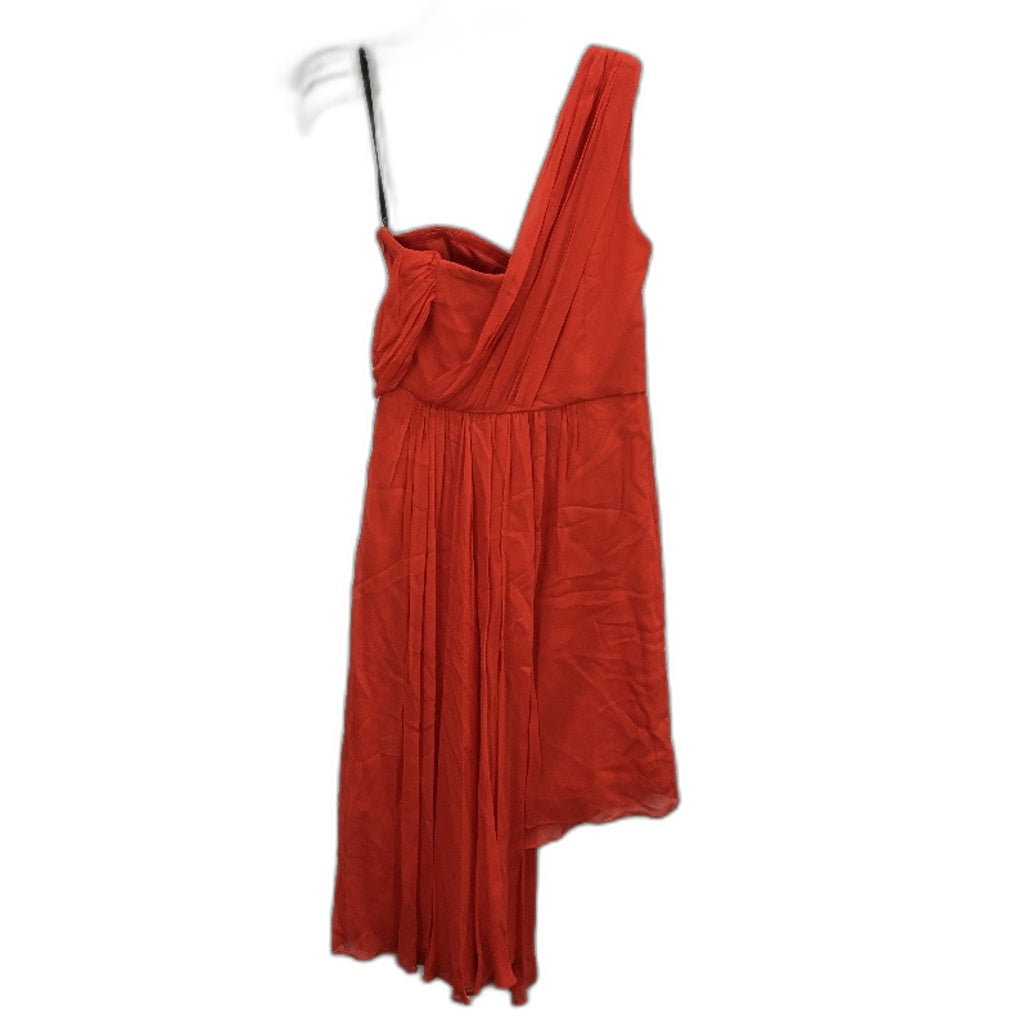Forever New Red Asymmetrical Lightweight Formal Mini Dress Ladies Size AU 8 NEW