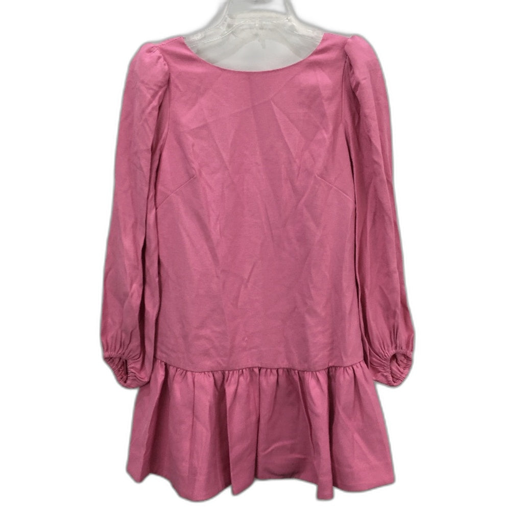 Ever New Pink Long Puffy Sleeve Low-Back Mini Dress Ladies Size AU 8 NEW