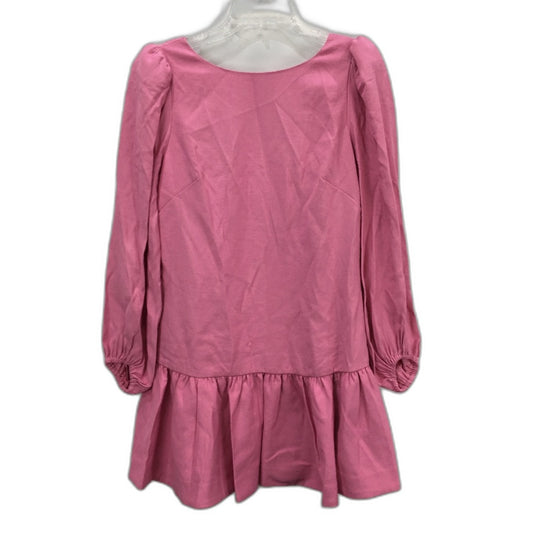 Ever New Pink Long Puffy Sleeve Low-Back Mini Dress Ladies Size AU 8 NEW