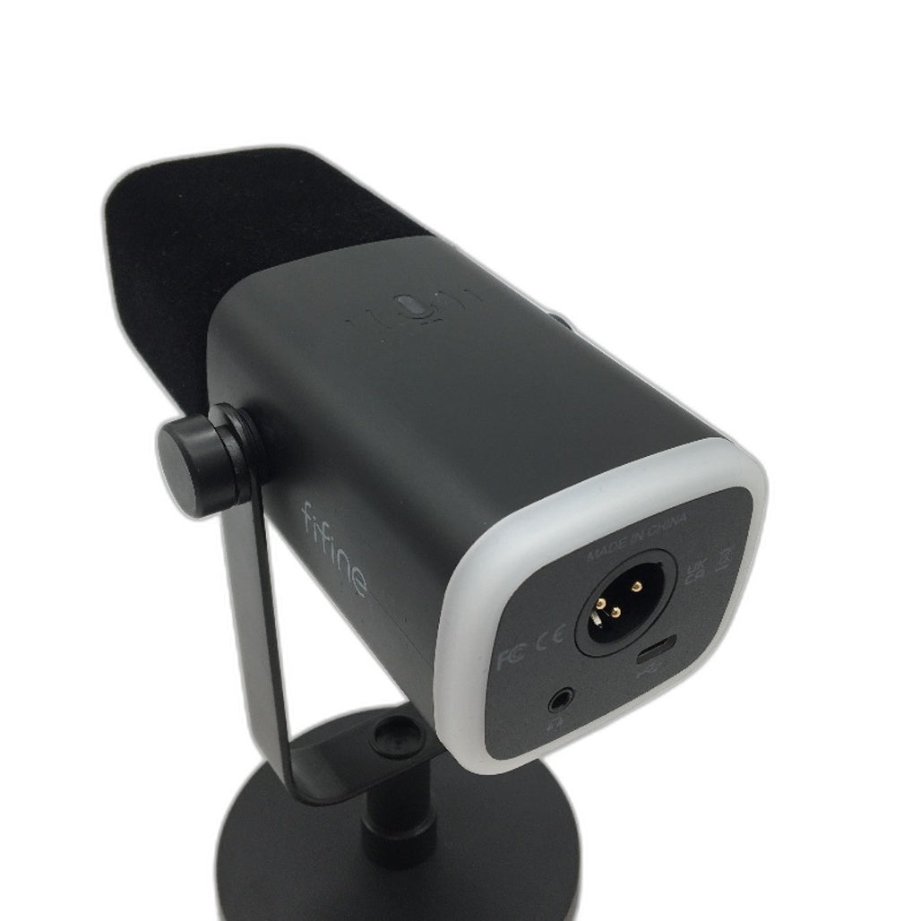 Fifine AM8 Dynamic XLR and USB Microphone with RGB and Function Keys DEMO
