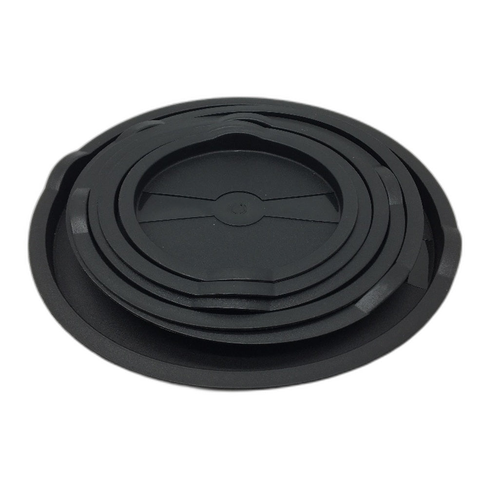 Guang Tai 6 Piece Silver Mixing Bowls with Non Slip Bottom and Accessories NEW