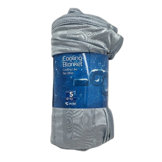 Elegear Double Sided Arc Chill Cooling Nylon Blanket 150x200cm in Blue NEW