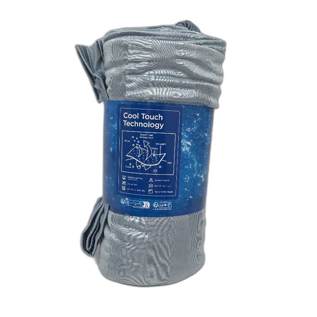 Elegear Double Sided Arc Chill Cooling Nylon Blanket 150x200cm in Blue NEW