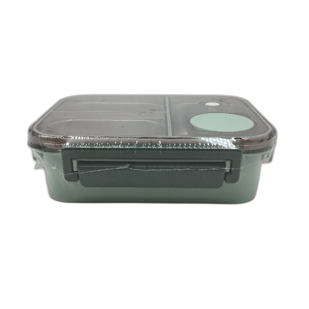 850mL 4 Compartment Stainless Steel Water Insulated Bento Lunch Box in Teal NEW