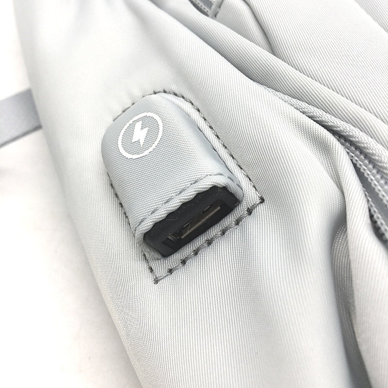 Outwalk Light Grey Extra Large Travel Backpack USB Charging Port Multipocket NEW