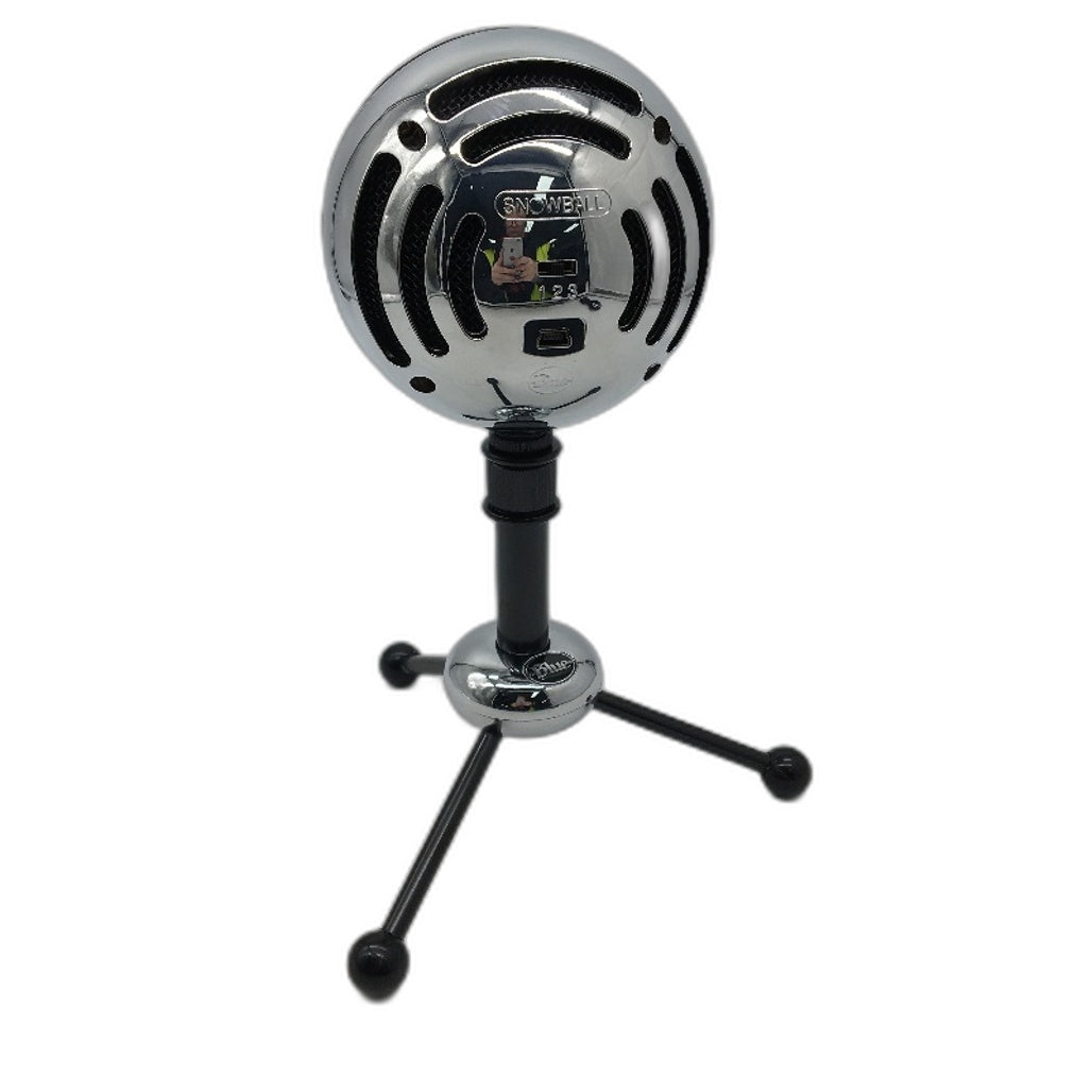Blue Snowball USB Microphone Crystal Clear Sound Desktop Dual Capsule Mic NEW