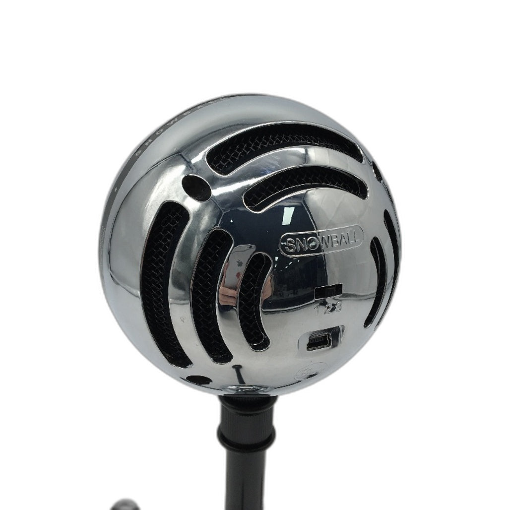 Blue Snowball USB Microphone Crystal Clear Sound Desktop Dual Capsule Mic NEW