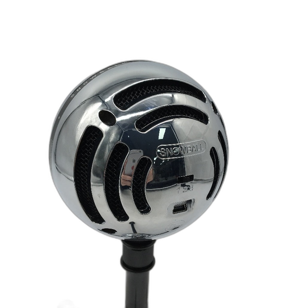 Blue Snowball USB Microphone Crystal Clear Sound Desktop Dual Capsule Mic NEW