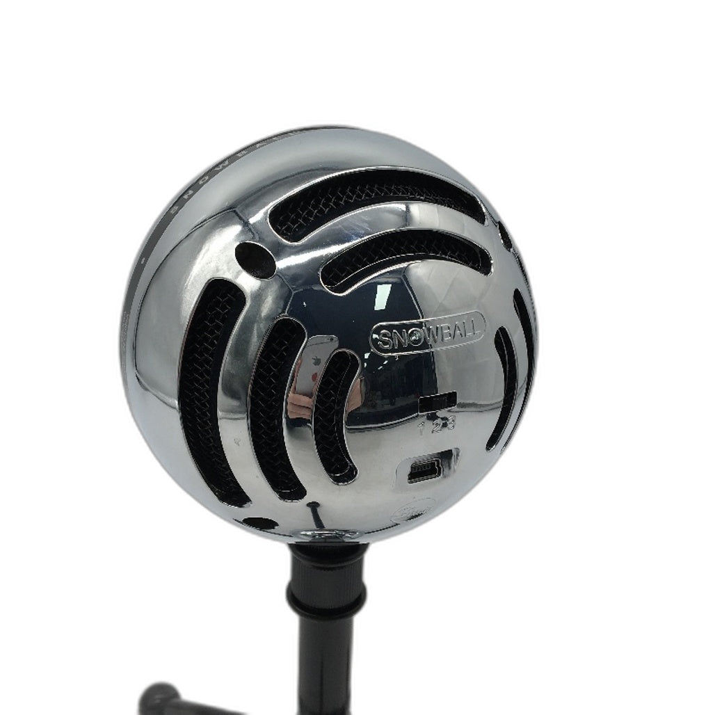 Blue Snowball USB Microphone Crystal Clear Sound Desktop Dual Capsule Mic NEW