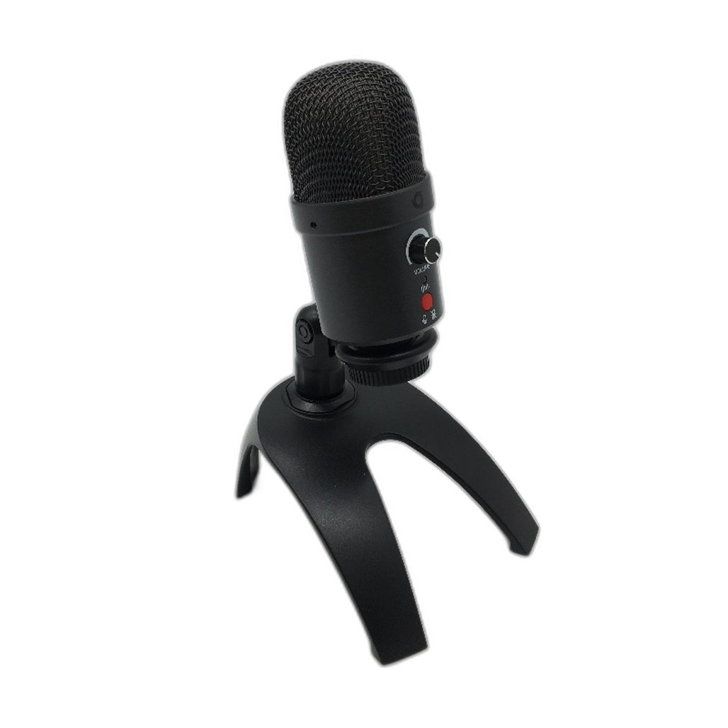 Qudo Typhoon Pro GM12 USB Gaming Microphone RGB Dual Mic Plug & Play NEW