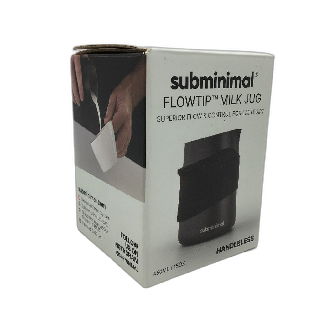 Subminimal Flowtip Milk Jug Handleless Superior Flow & Control 450ml 15oz NEW