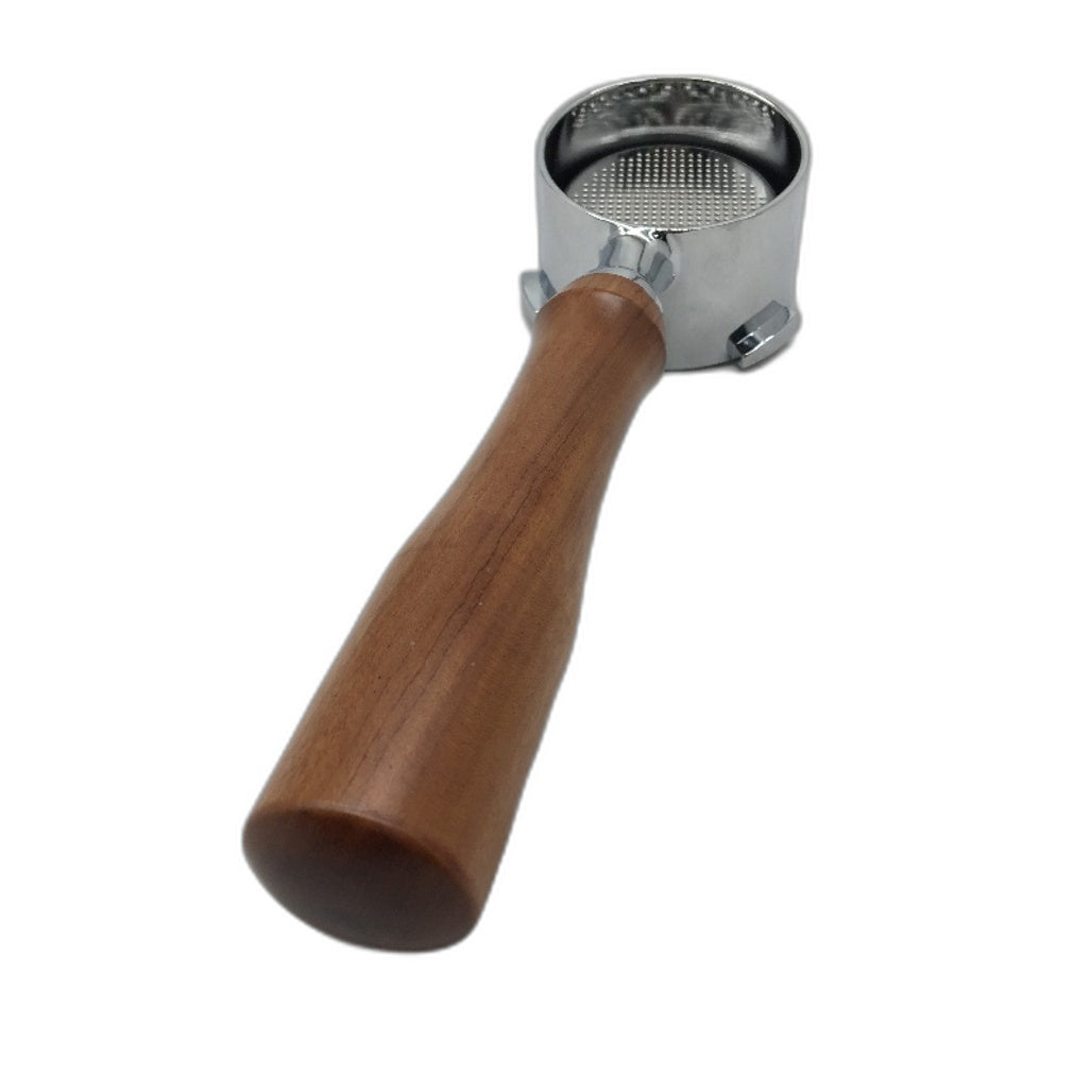 No Bottom Coffee Handle For Perfect Coffee 51MM Brown & Silver NEW