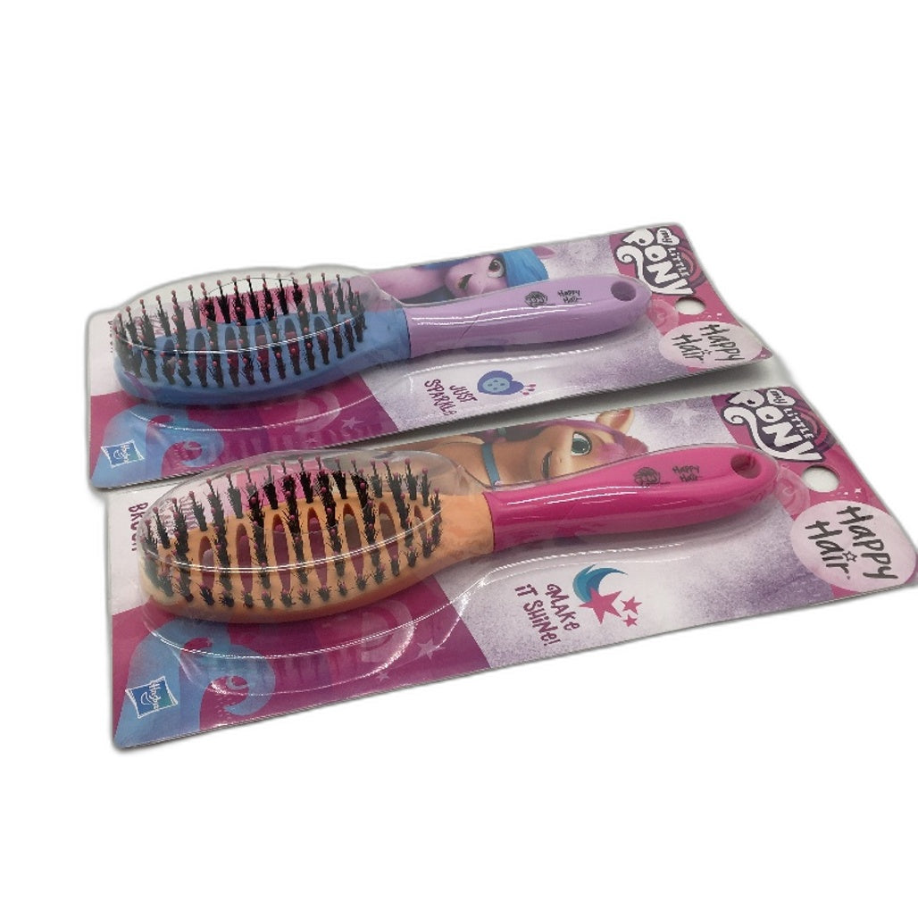 Hasbro My Little Pony Happy Hair Izzy Moonbow & Sunny Starscout Brush NEW