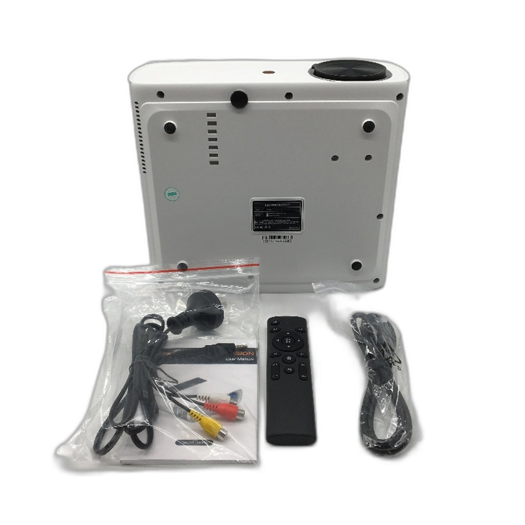 Hopvision LED Projector Home Theater Video Entertainment 1080p JQ818A NEW