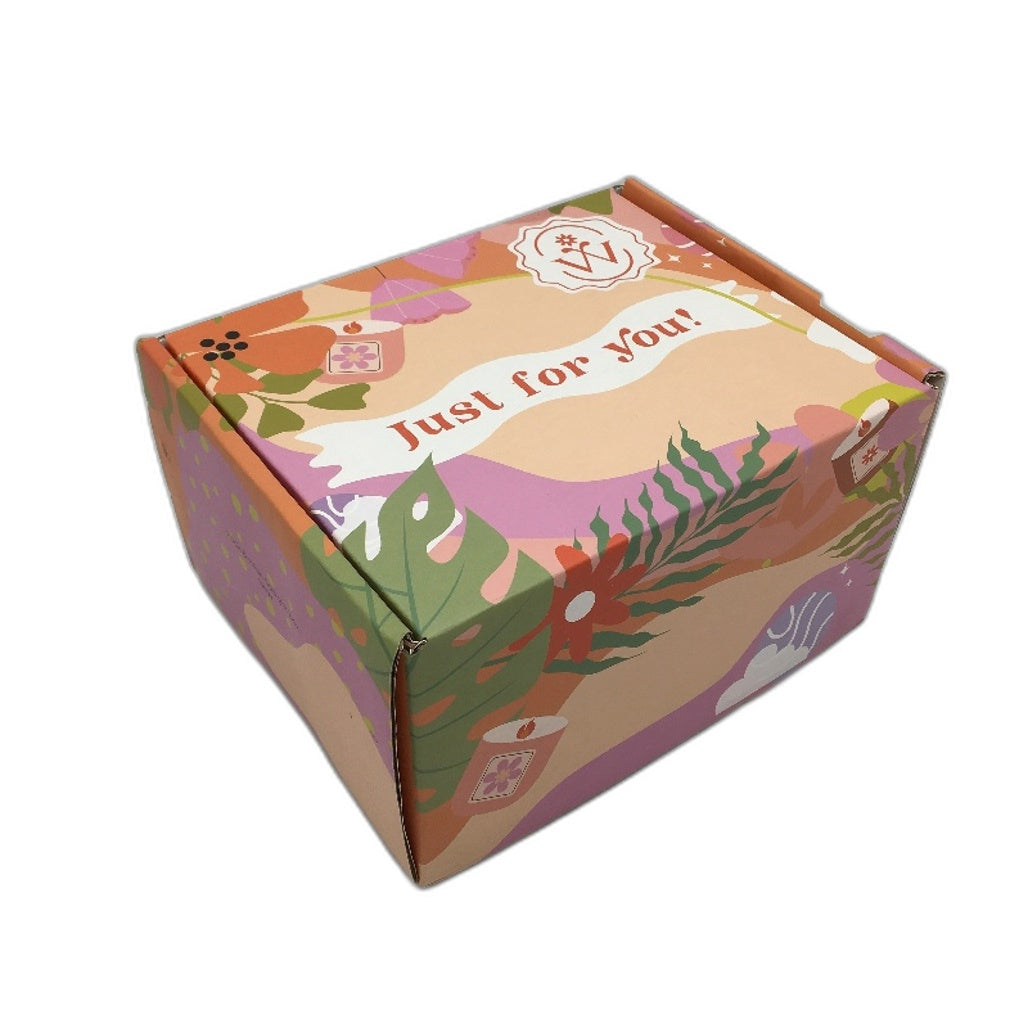 Wick & Wish Spa Gift Box Scented Candle Goat Milk Soap Bath Bomb NEW