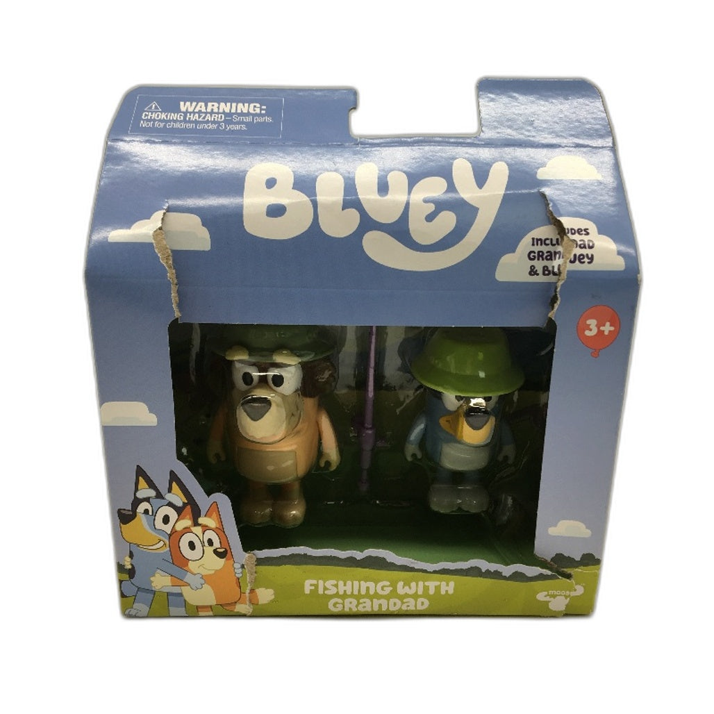 Zak Bluey & Friends Teal Green Bluey Insulated Lunch Box & Figurine Set NEW