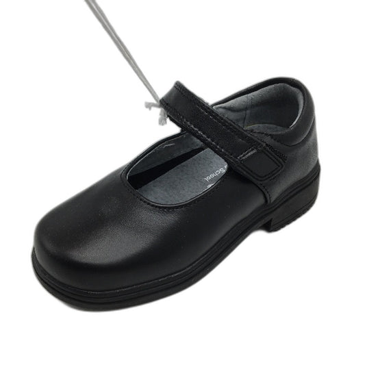 Lily & Dan Premium Leather Mary Jane Black School Shoes Kids Size AU 10 NEW