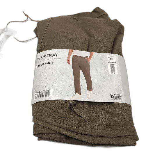 Westbay Brown Regular Fit Cotton Soft Cargo Pants Mens Size XL NEW
