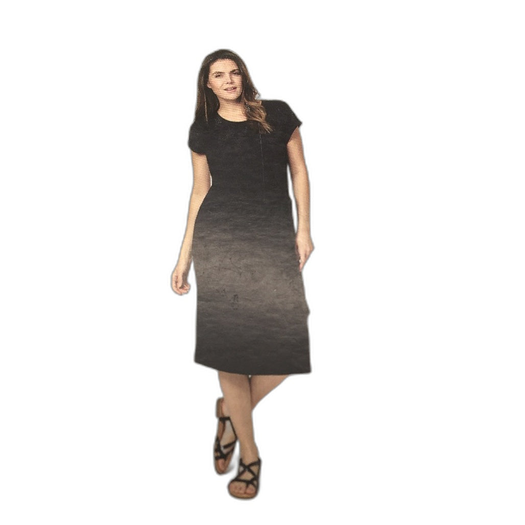Serra Black Tie Hip Accented Stretch Summer Dress Ladies Size 12 NEW