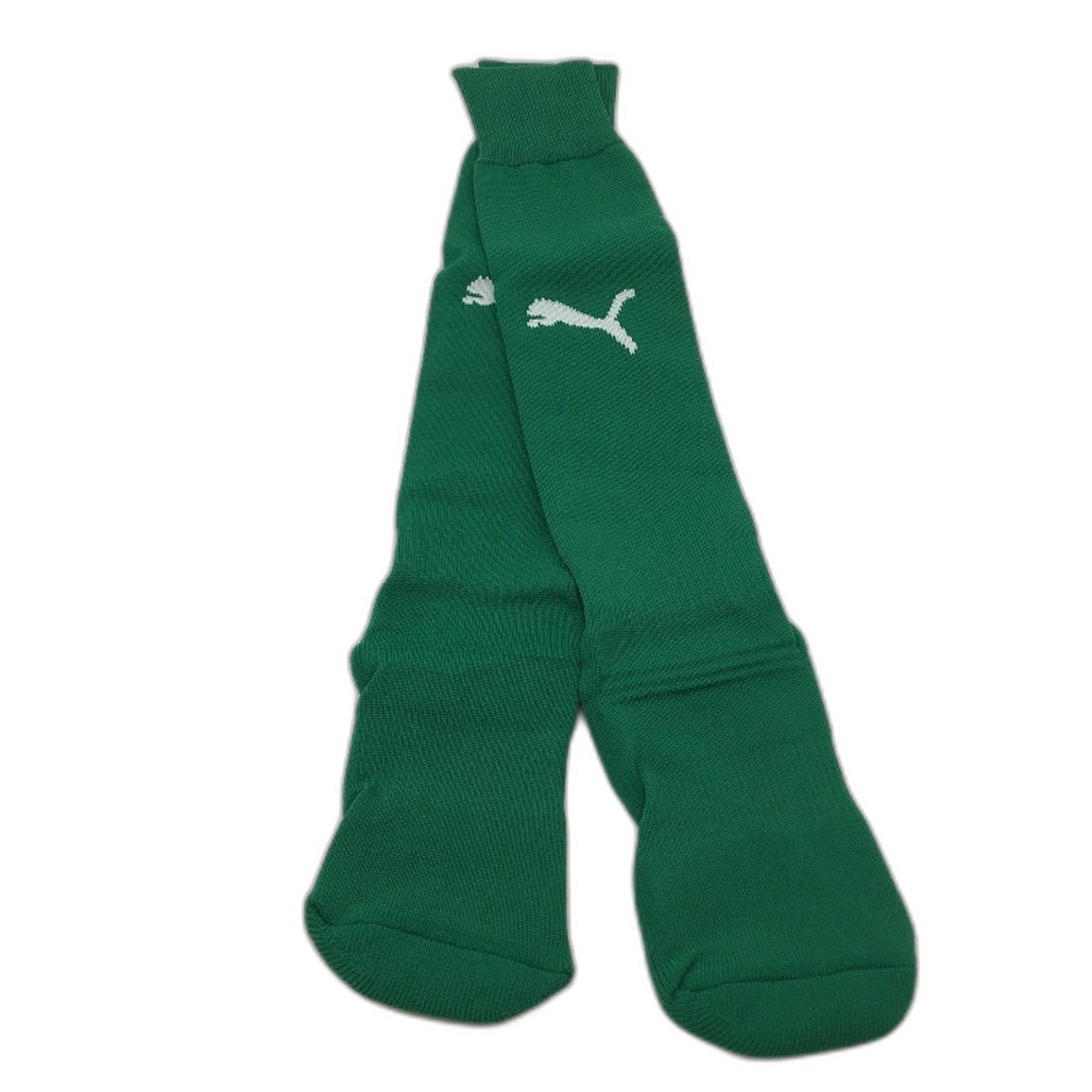 PUMA 2 Pack Green Team II Football Soccer High Socks Youth Size 1 US 13-3 NEW