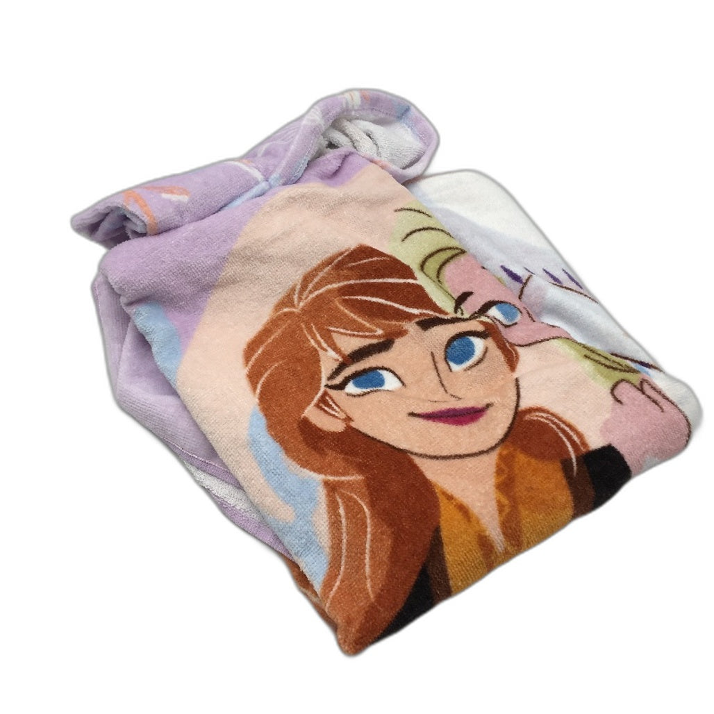 Disney Frozen Elsa Anna Canvas Paint Tubs Colouring Set & Kids Hooded Bath Towel