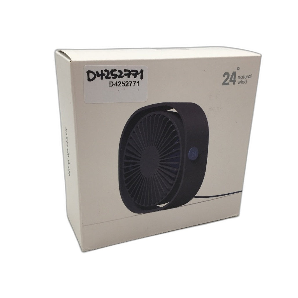 Small Desktop Natural Soft Wind Mini Fan 3 Speed Angle Adjustable Office Home