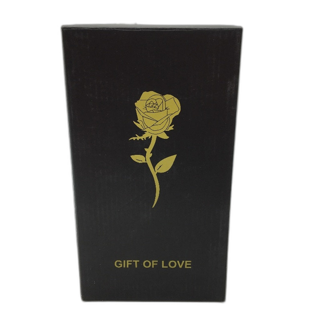 Handmade Gift Of Love Romantic Rainbow Light Up Flower Eternal Rose In Glass NEW