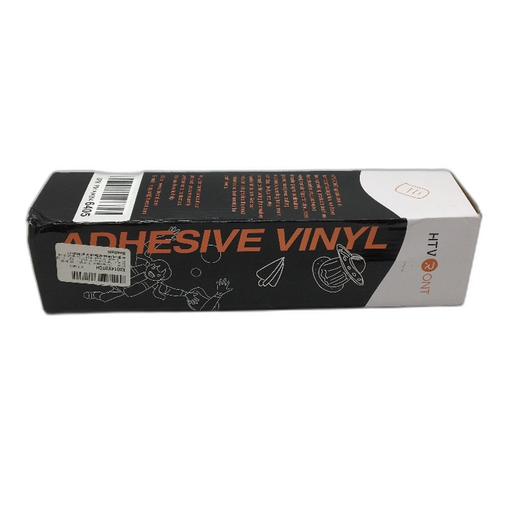 HTVRONT Black Adhesive Permanent Vinyl For Cricut Silhouette Craft Signs NEW