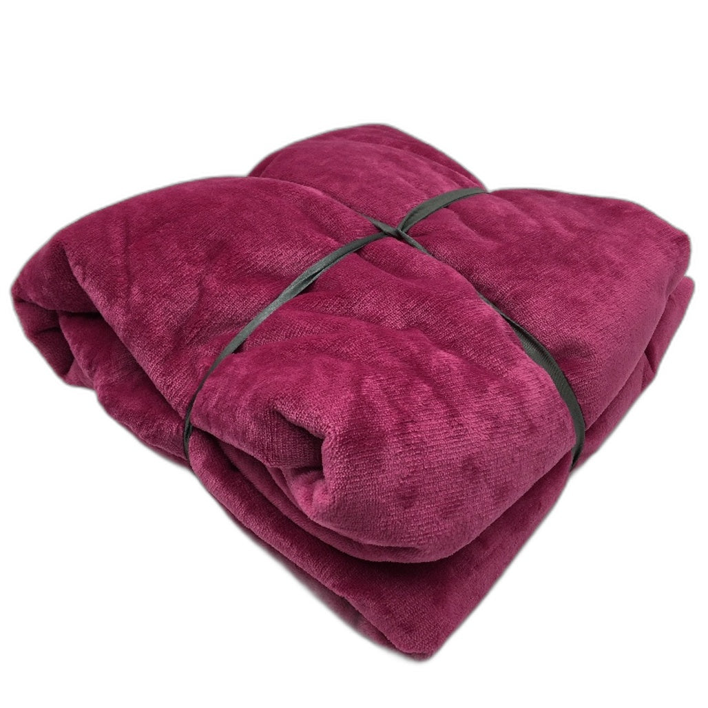 Petplay Sherpa & Flannel Reversible Pet Blanket 100 x 120cm & Rope Pet Toy NEW