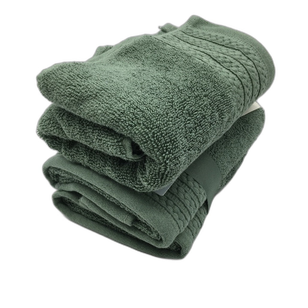 Kirkton House 3pc Sage Green Australian Cotton Hand Towels NEW