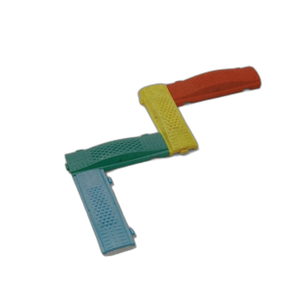 Anti Slip Multicoloured Plastic 4 Sectional Balance Beams Ages 3+ NEW
