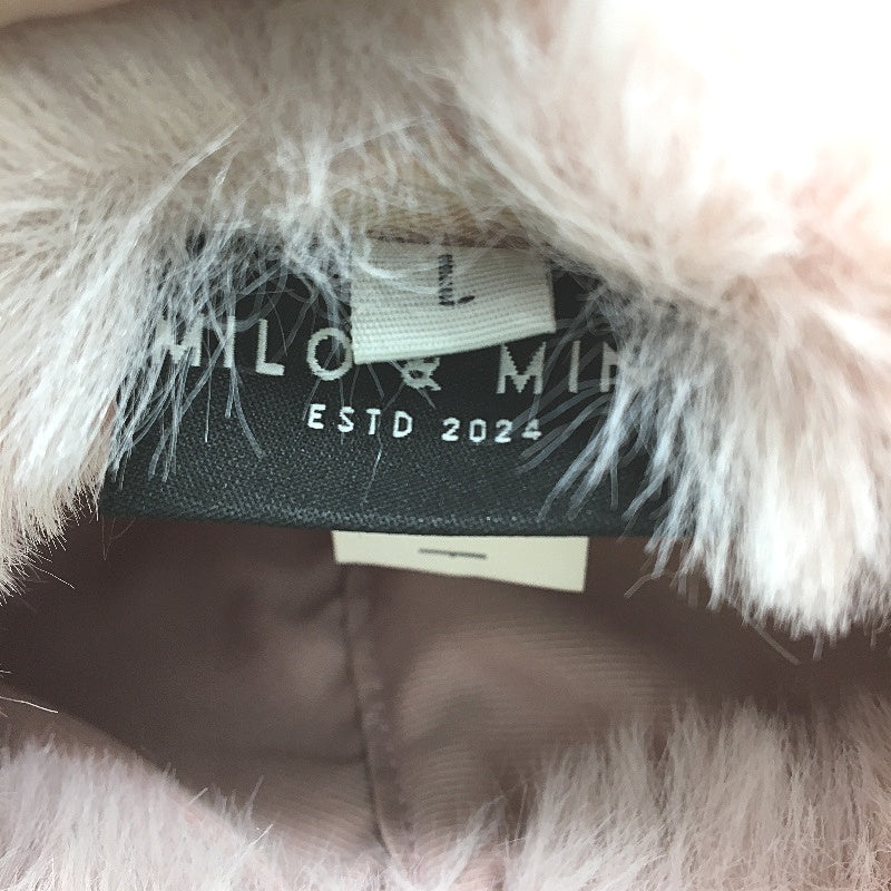 Milo & Mink Pink Chic Doggy Dress Up Coat Harness With Hat & Lead Size XS