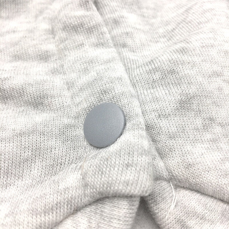 Milo & Mink Doggy Grey Button Up Warm Fleece Dog Harness Jumper Size S