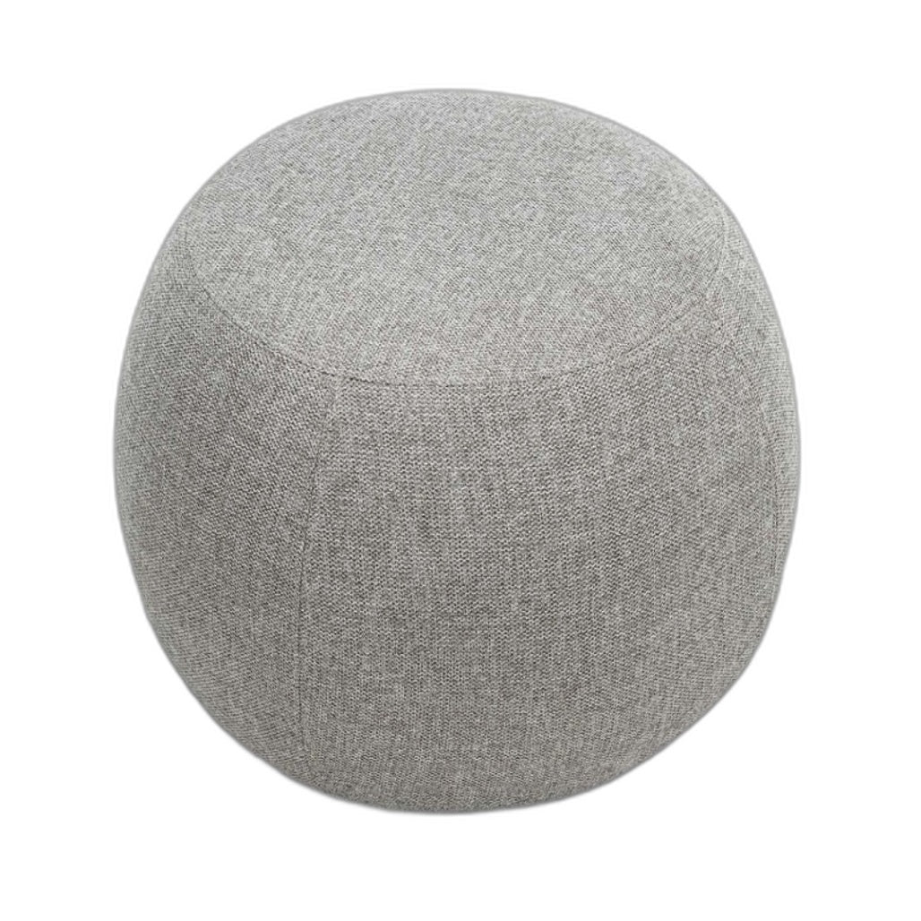 L3 Home Light Grey Venus Round Ottoman Pouf Footstool 54 x 54 x 35cm NEW